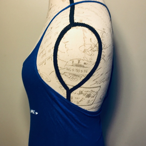 NWOT Free People blue T-strap tank top Small - Picture 4 of 8